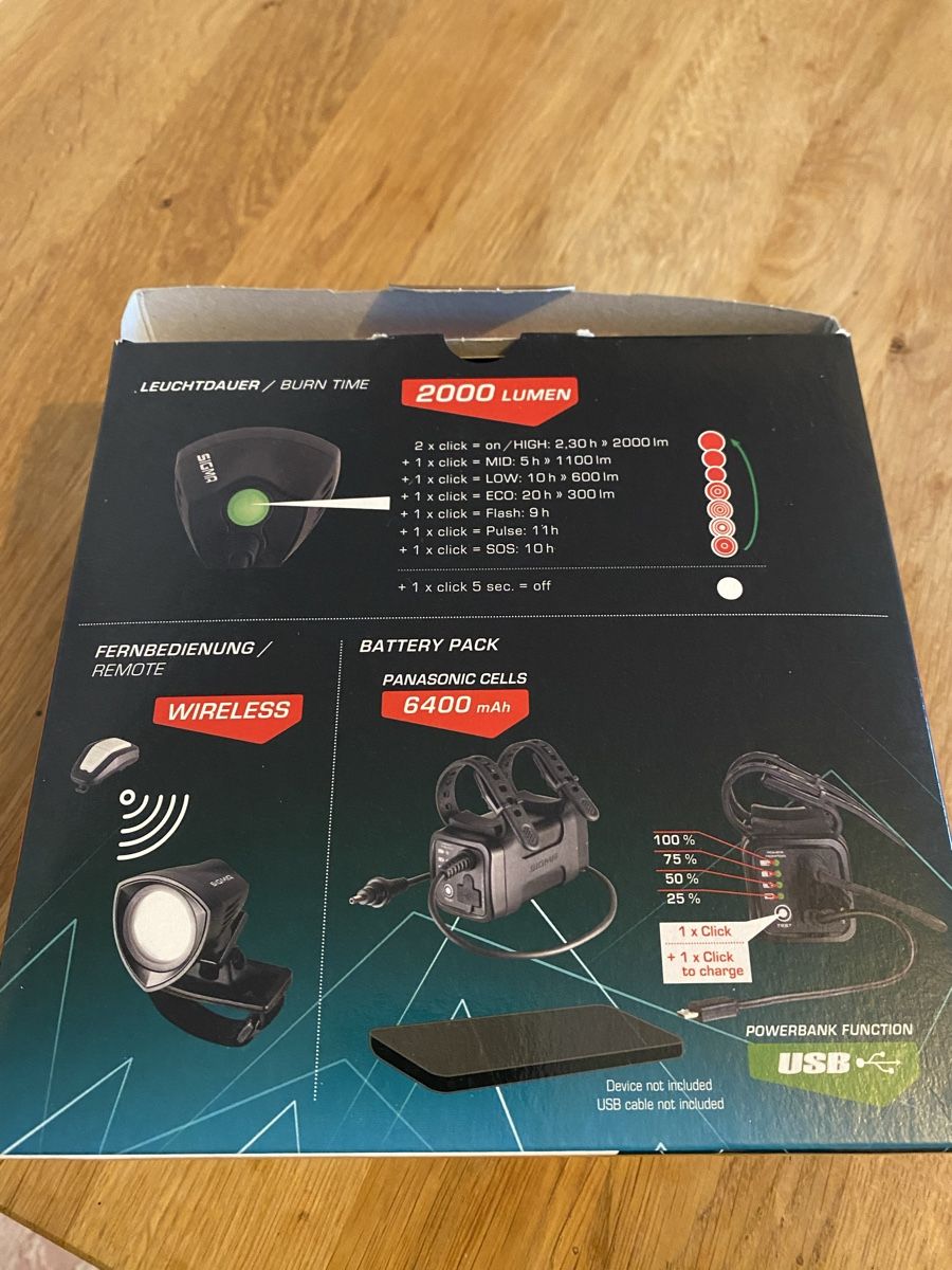 Lampade: Stirnlampe 2000 HL Sigma – Usato da Winterthur venduto da Mia.27 7