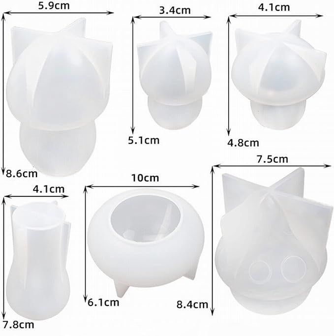 Teglie da forno: Giessform Silikonform Pilze 5er – Nuovo e nell'imballaggio originale da Kaltbrunn venduto da schere-stein-papier 1