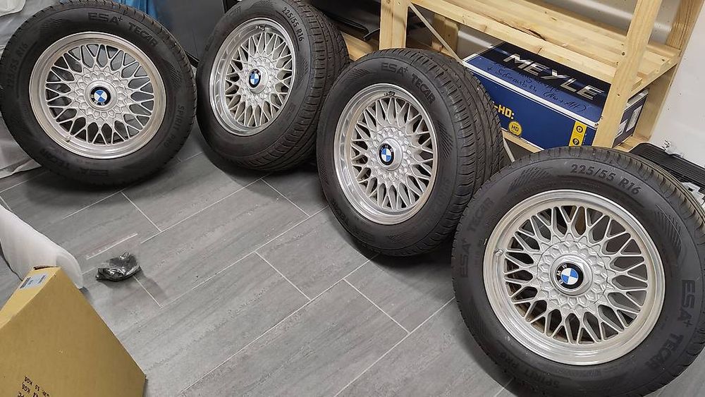 4x Räder 16 Zoll BMW 7Jx16 ET20 - E39 BBS Style (Gebraucht) in Untervaz ...