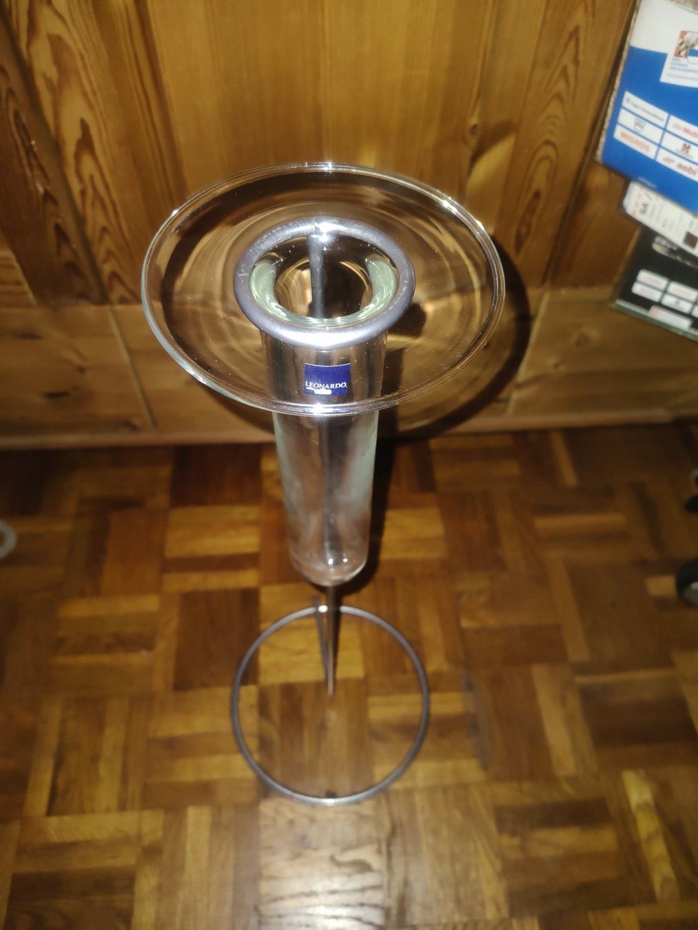 Tutte le decorazioni: Glasvase Leonardo mit Metallständer Decko – Nuovo (secondo la descrizione) da Reichenbach i.k. venduto da Bcarlos 2
