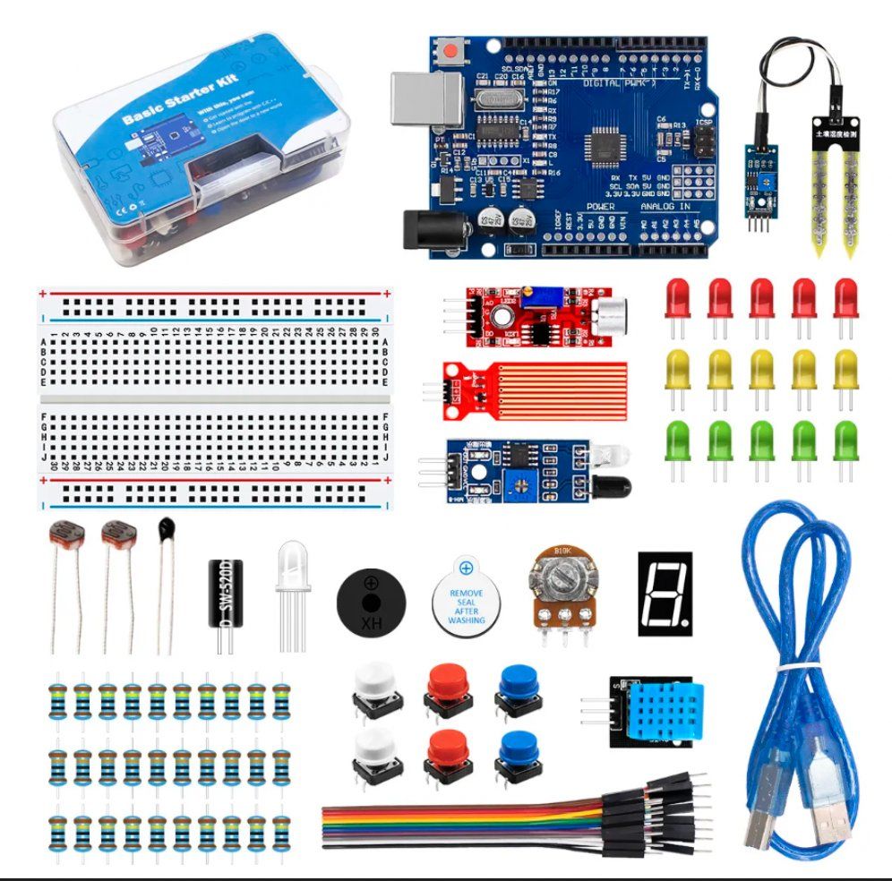 Arduino Elektronikbauteile: Basic Starter Kit für Arduino Uno Set R3 Kit – Neu und originalverpackt aus liestal von