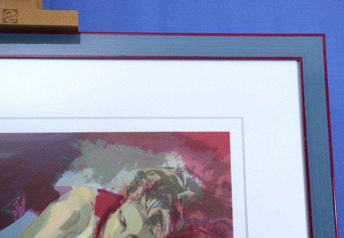 Grafica & Litografie: Christine Comyn (1957), Lithographie, E. A. handsigniert – Usato da Zug venduto da Kunst-Fundgrube 8