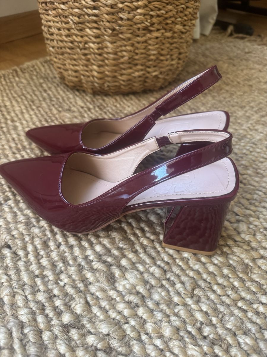 Damenschuhe: Pumps Lackleder bordeaux Grösse 38  – Neu (gemäss Beschreibung) aus Zürich von Superbrom2000 3