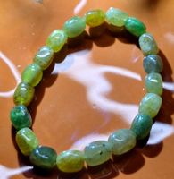 💚 Grünes Granat-Armband 💚 C