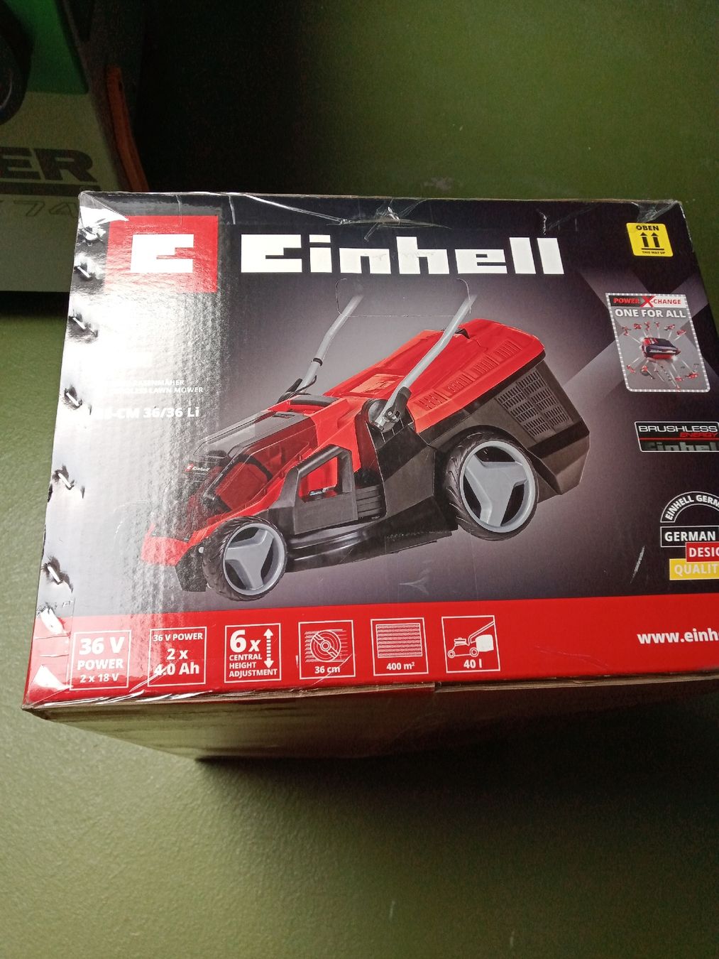 Einhell Tagliaerba: Einhell Rasenmäher GE-CM 36/36 Li – Nuovo e nell'imballaggio originale da Meikirch venduto da chrigeli06 1