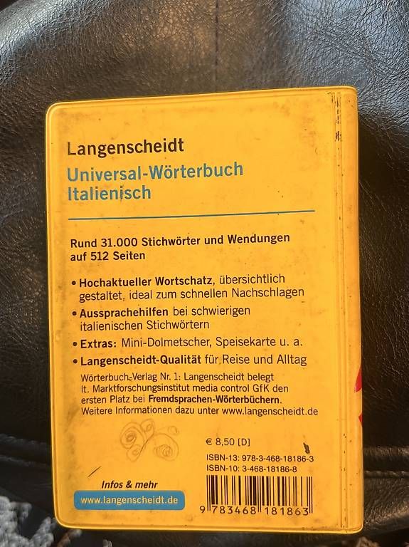 Bücher: Dizionario Tedesco Italiano – Gebraucht aus Tenero von loa_7m8d 1