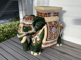 Indischer Elefant aus Keramik 45cm