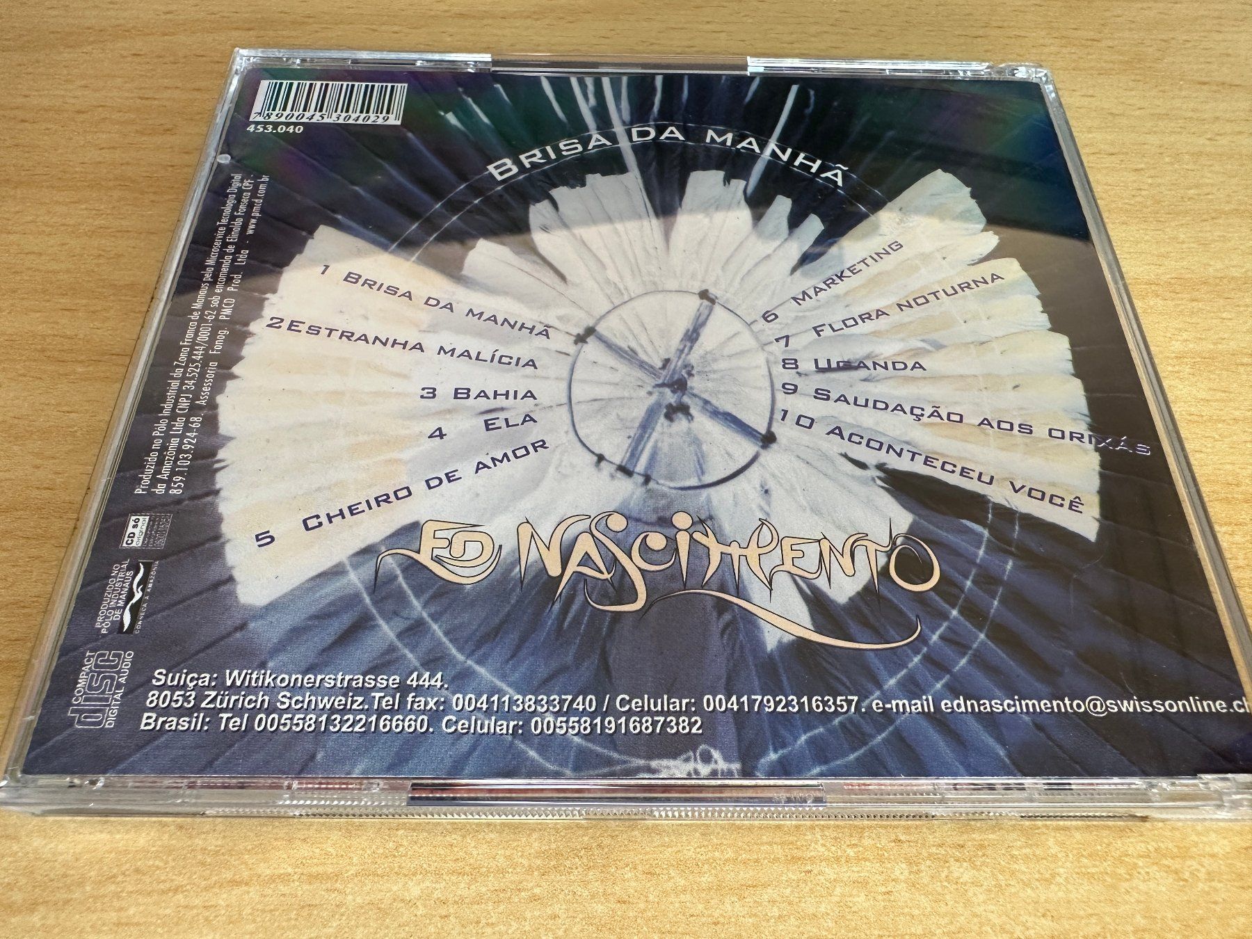 CD: Ed Nascimento - Brisa Da Manhã – Usato da Rikon im Tösstal venduto da Alpenmutz 1