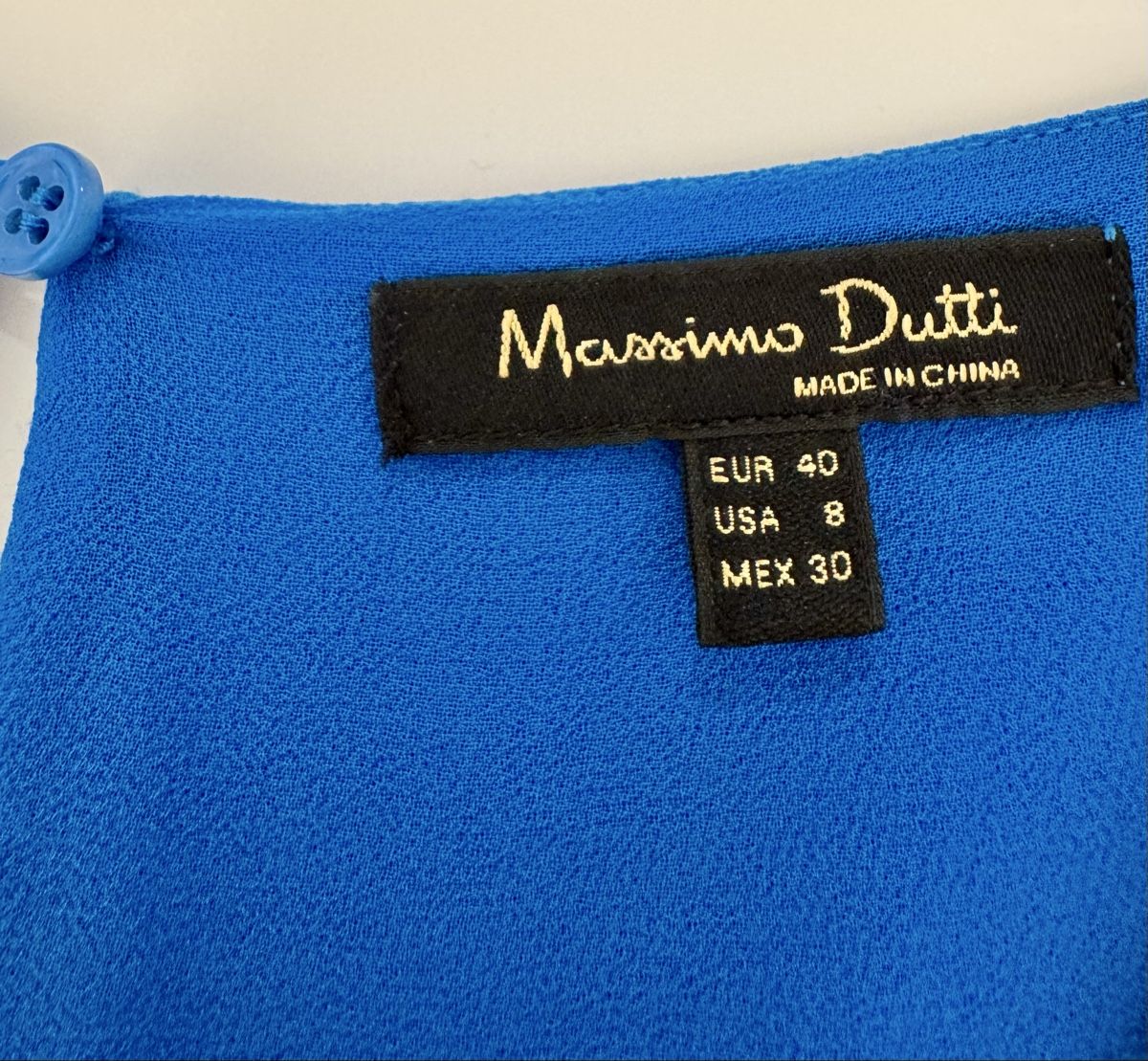 Massimo Dutti Kleider: Robe Massimo Dutti Bleue Électrique T.40  – Neu (gemäss Beschreibung) aus Nyon von Ymel 2