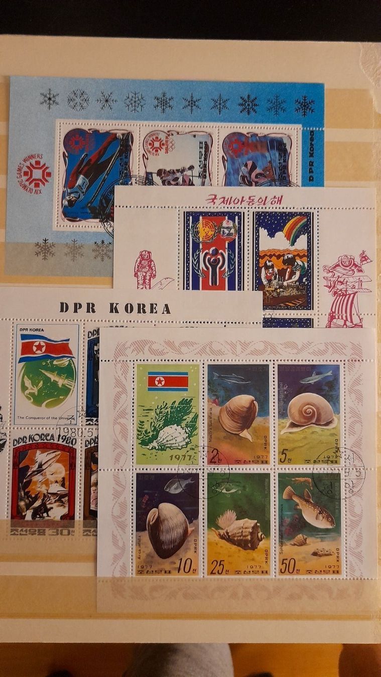 Tutti i francobolli: Sonderblocks Korea mit Album – Usato da Balgach venduto da SIMEON27 8
