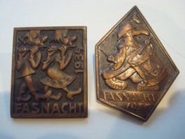 Plaketten Kupfer 1934 + 1935