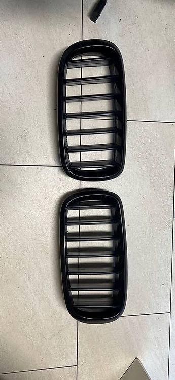 Frontstoßstangengitter Für BMW X5 F15 2012-2018 - Schwarz Chrom Racing Grill