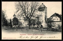 AK Rheinfelden, Oberthor und Storchennestturm