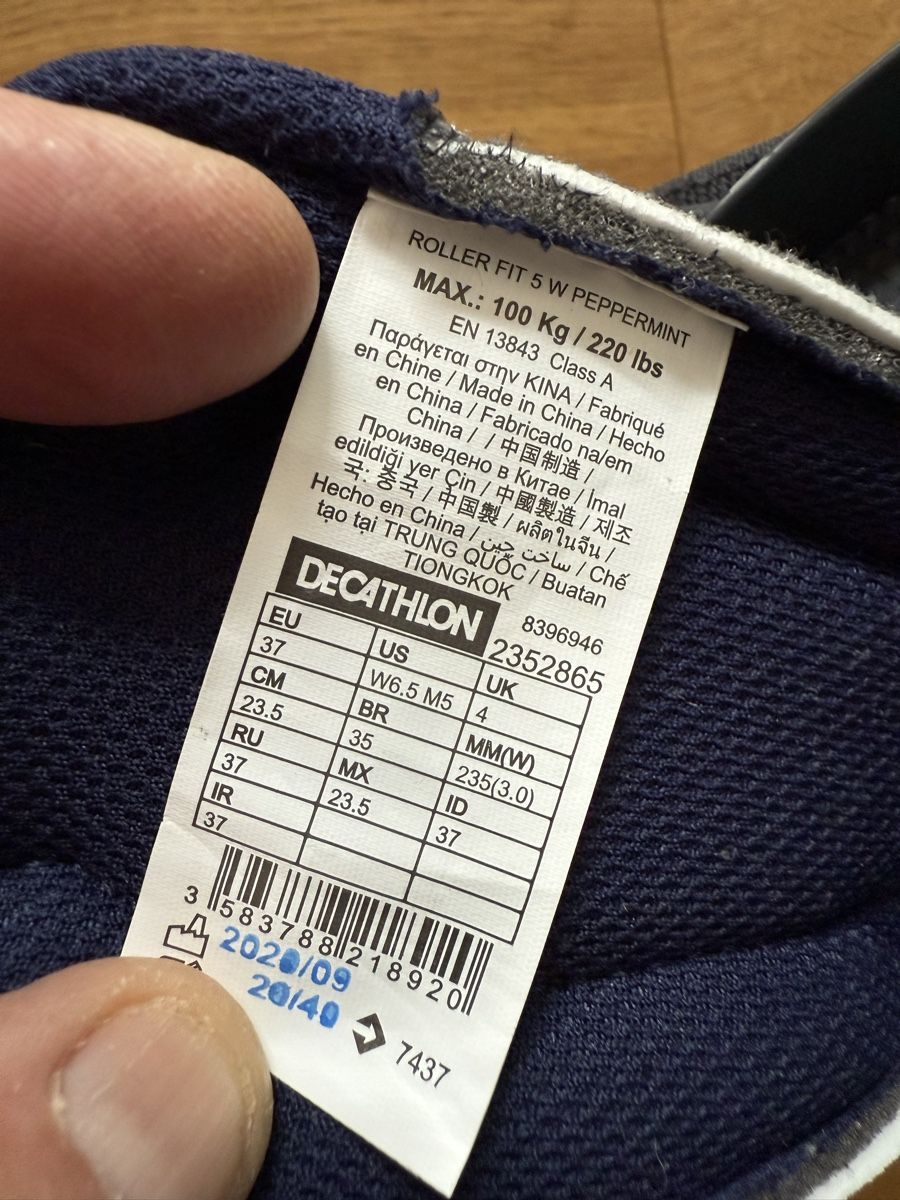 Decathlon Pattini in linea & Pattini a rotelle: Inlineskate unbenutzt Gr.37 – Nuovo (secondo la descrizione) da Täuffelen venduto da Jat03 2
