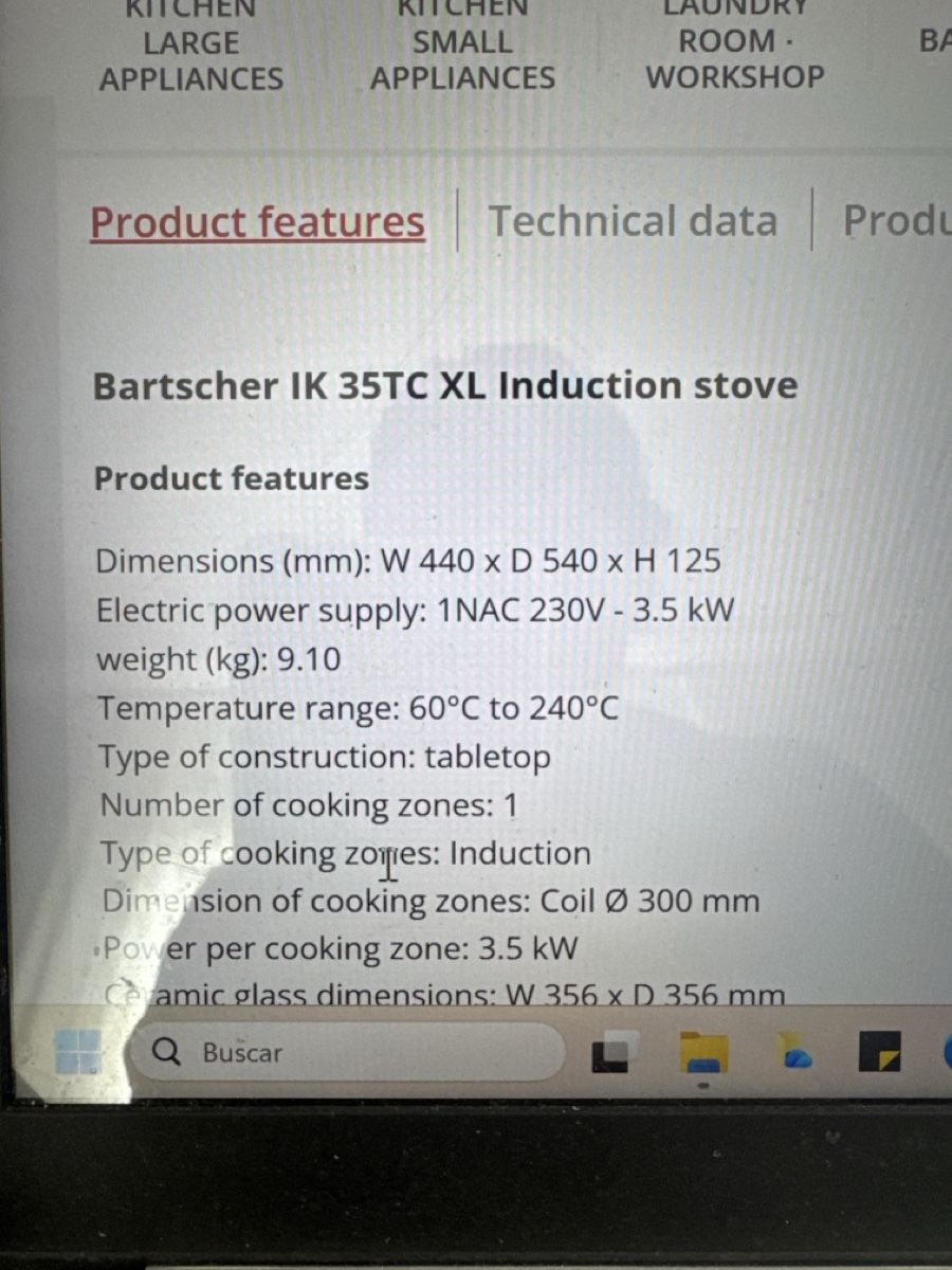 Bartscher Küchengeräte: Induction Stove  – Neu und originalverpackt aus Zürich von pil_86tp 2