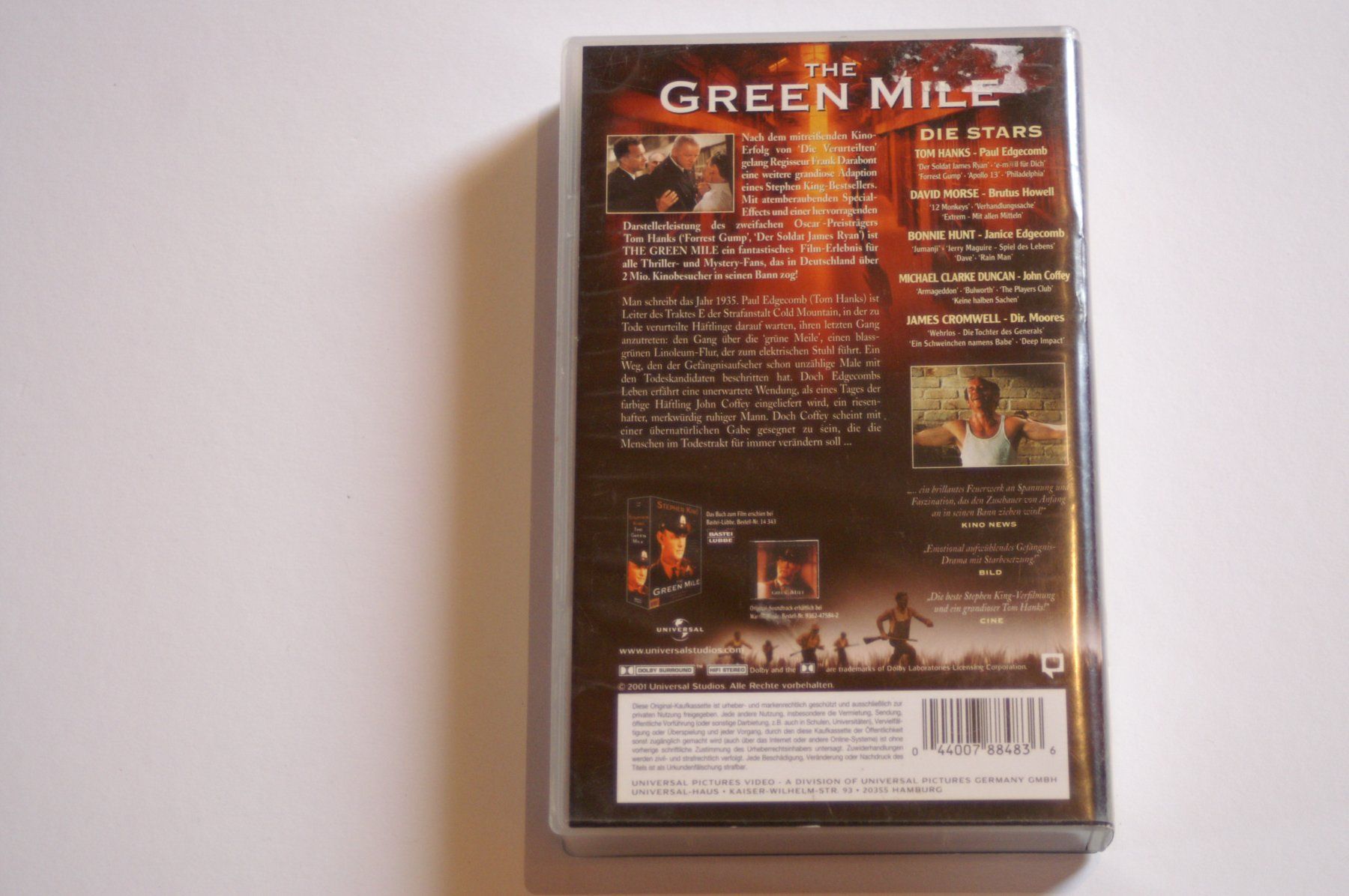 Alle VHS: VHS The Green Mile Tom Hanks – Gebraucht aus Utzenstorf von jue_5d6l 1
