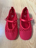 Mädchen Ballerinas ZARA rot Grösse 24 neuwertig