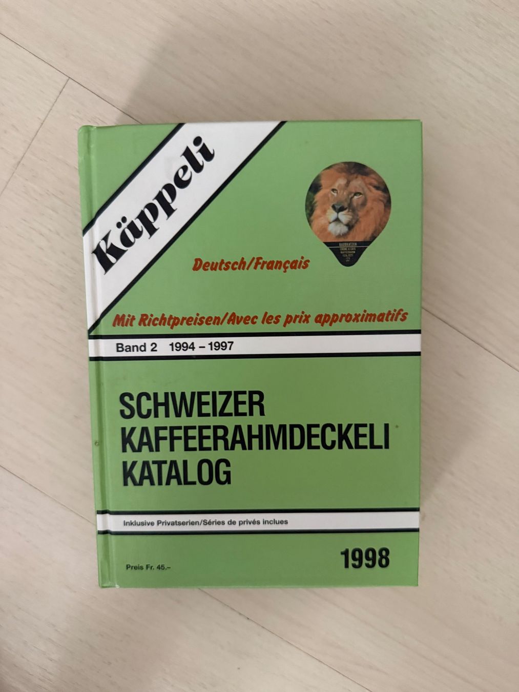 Opercules: Kaffeerahmdeckeli Katalog 1998 – D'occasion à Brüttisellen par Grueneraff