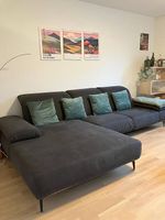 Gemütliches Ecksofa in Anthrazit, Top Zustand. Neupreis 4000