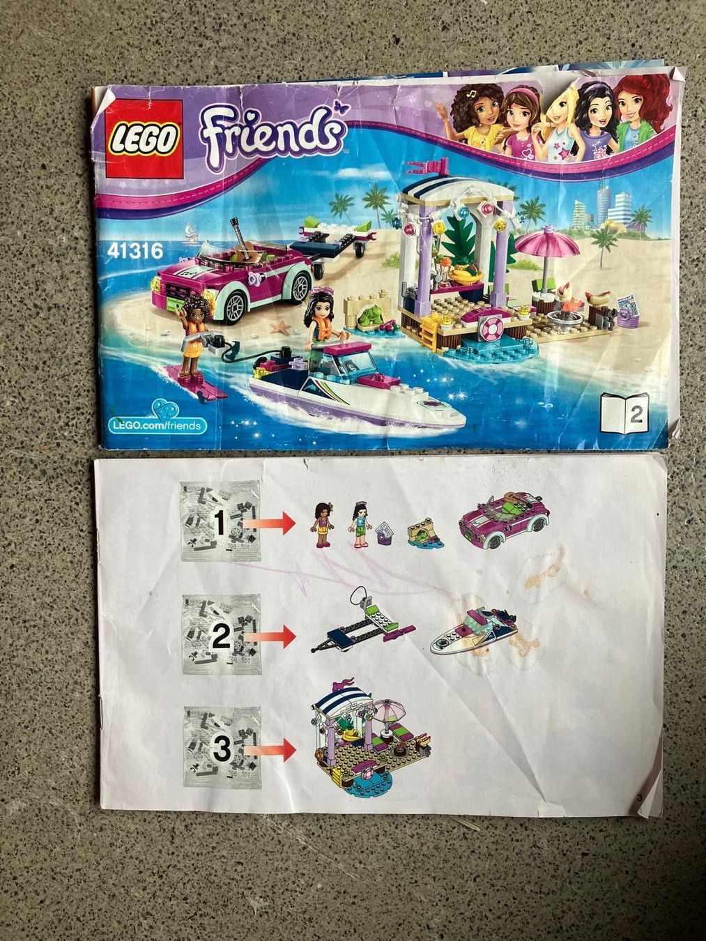 Lego Giocattoli: Lego Friends Andreas Rennboot- Transporter – Usato da Walenstadt venduto da mountaingirl30 1