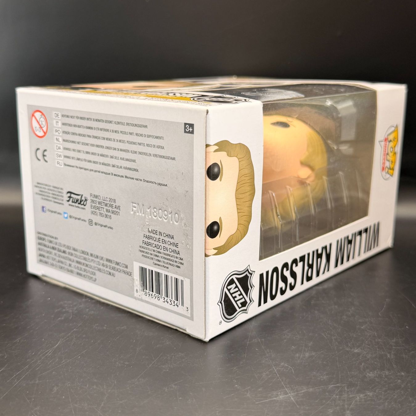 Funko Statuette: Funko Pop! NHL William Karlsson 40 – Usato da Düdingen venduto da Nerdworld 3