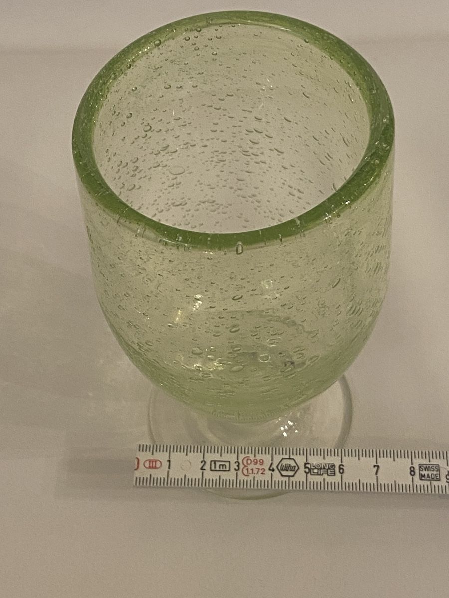 Gläser: Grünes antikes Glas/Kelch – Gebraucht aus Düdingen von Reconflo 3