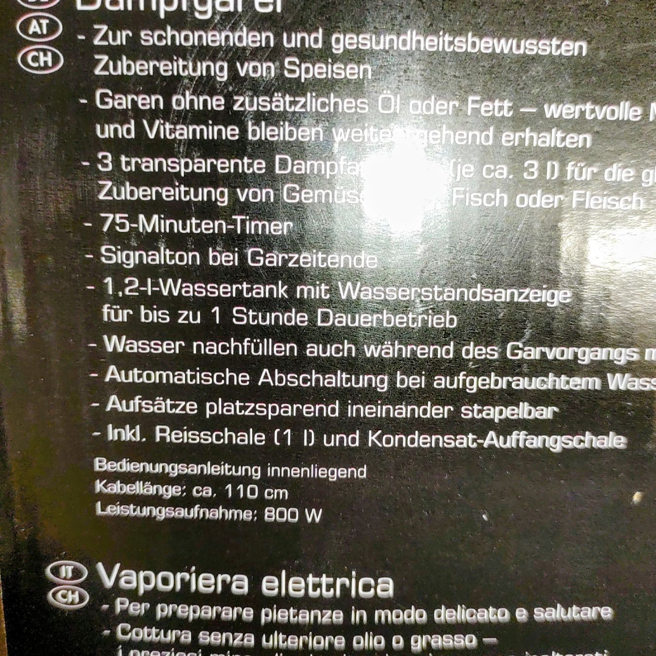Elettrodomestici da cucina: dampfgarer – Nuovo (secondo la descrizione) da Winterthur venduto da jarmila2022 1