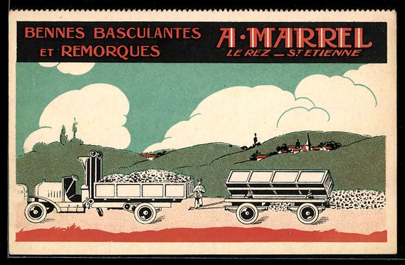 Cartoline postali: St. Etienne /Loire, A. Marrel, Bennes Ba – Usato da Berlin venduto da bartko-reher