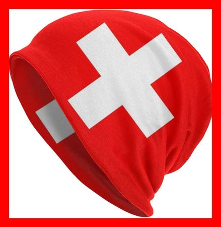 Beanie Schweiz Suisse Switerzland CH Fussball Eishockey Fan