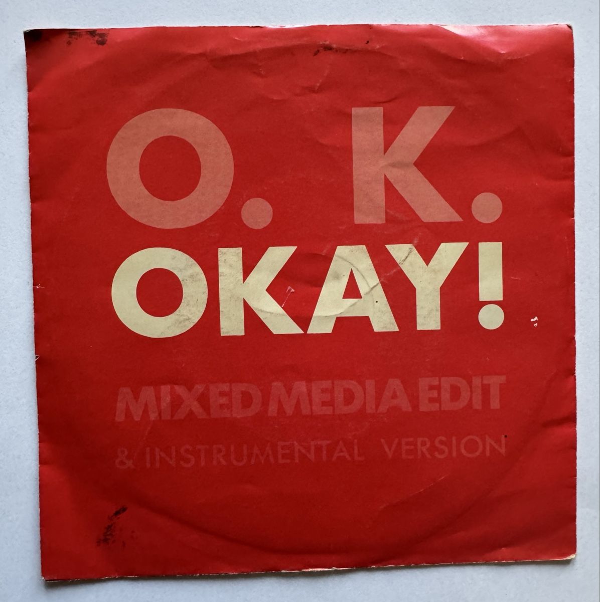 Schallplatten: O.K. - Okay - 7" Single - 1987 – Gebraucht aus Rorbas von BlackstarRecords
