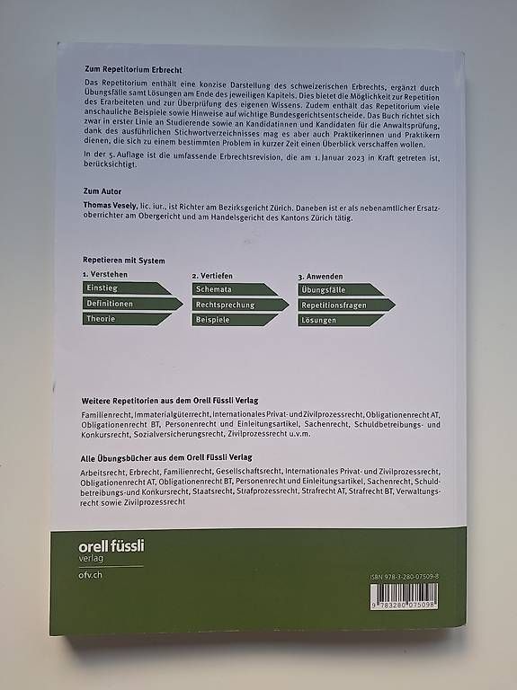 Libri: Repetitorium Erbrecht – Usato da Riehen venduto da ann_7lpc 1