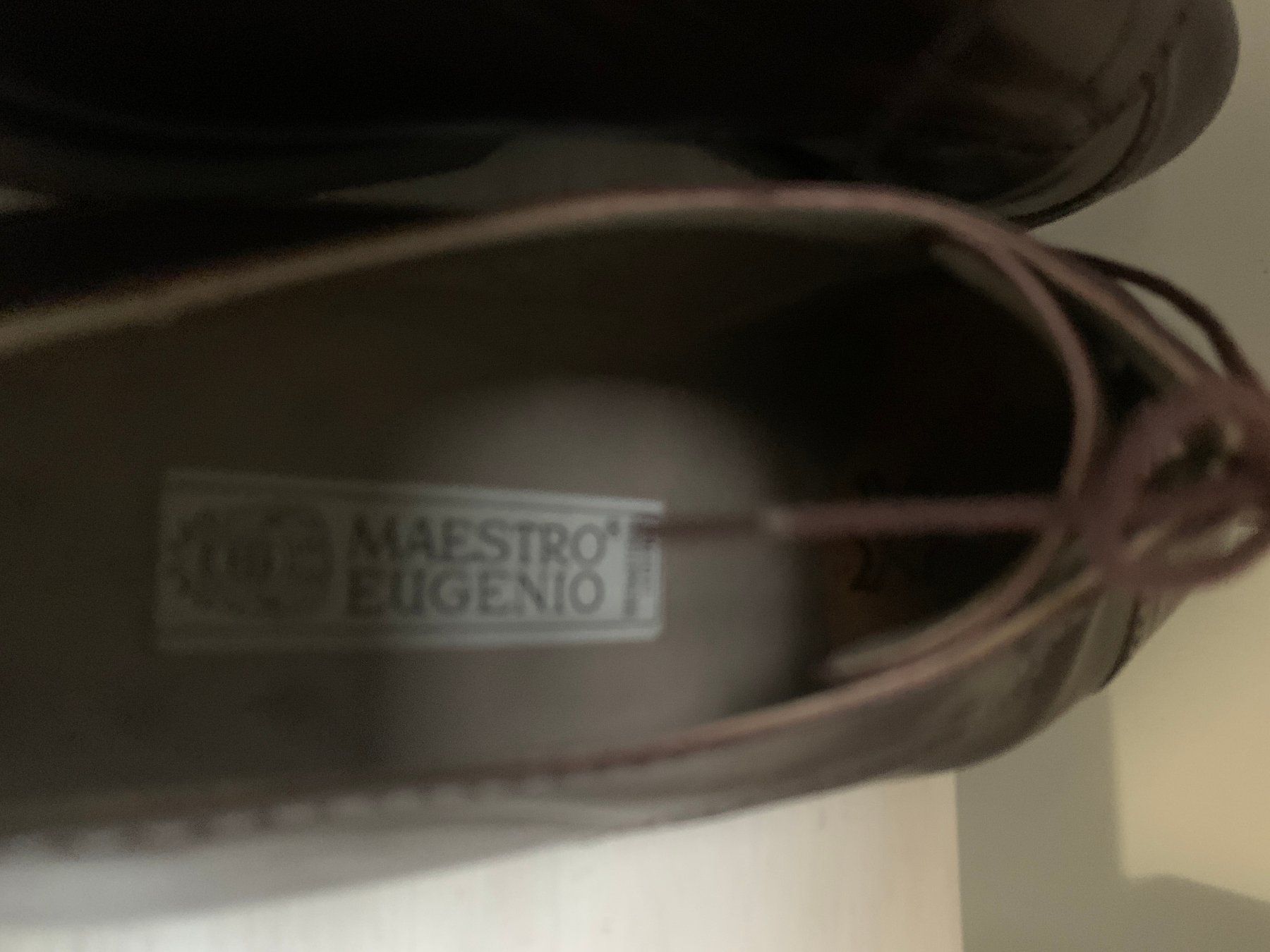 Scarpe da uomo: Herrenschuh MAESTRO EUGENIO  rotbraun Grösse 41 – Usato da St. Gallen venduto da Miousch 7