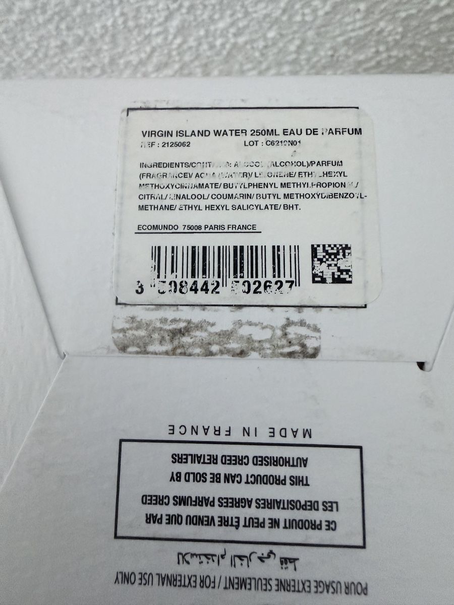 Creed Profumi & Eau de Toilette: Creed Virgin Island Water 250ml – Nuovo (secondo la descrizione) da Solothurn venduto da kor_7mpb 3