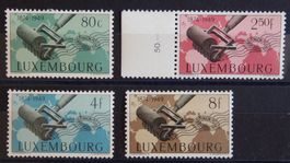 Luxemburg Kat. 460-463 **/* 1949 Kat. 18 Euro
