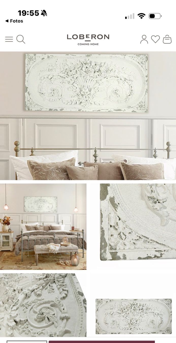 Loberon Tutte le decorazioni: Loberon Deko-Paneel Rêveresque  Shabby Chic – Nuovo (secondo la descrizione) da Kreuzlingen venduto da lin_95yy 1