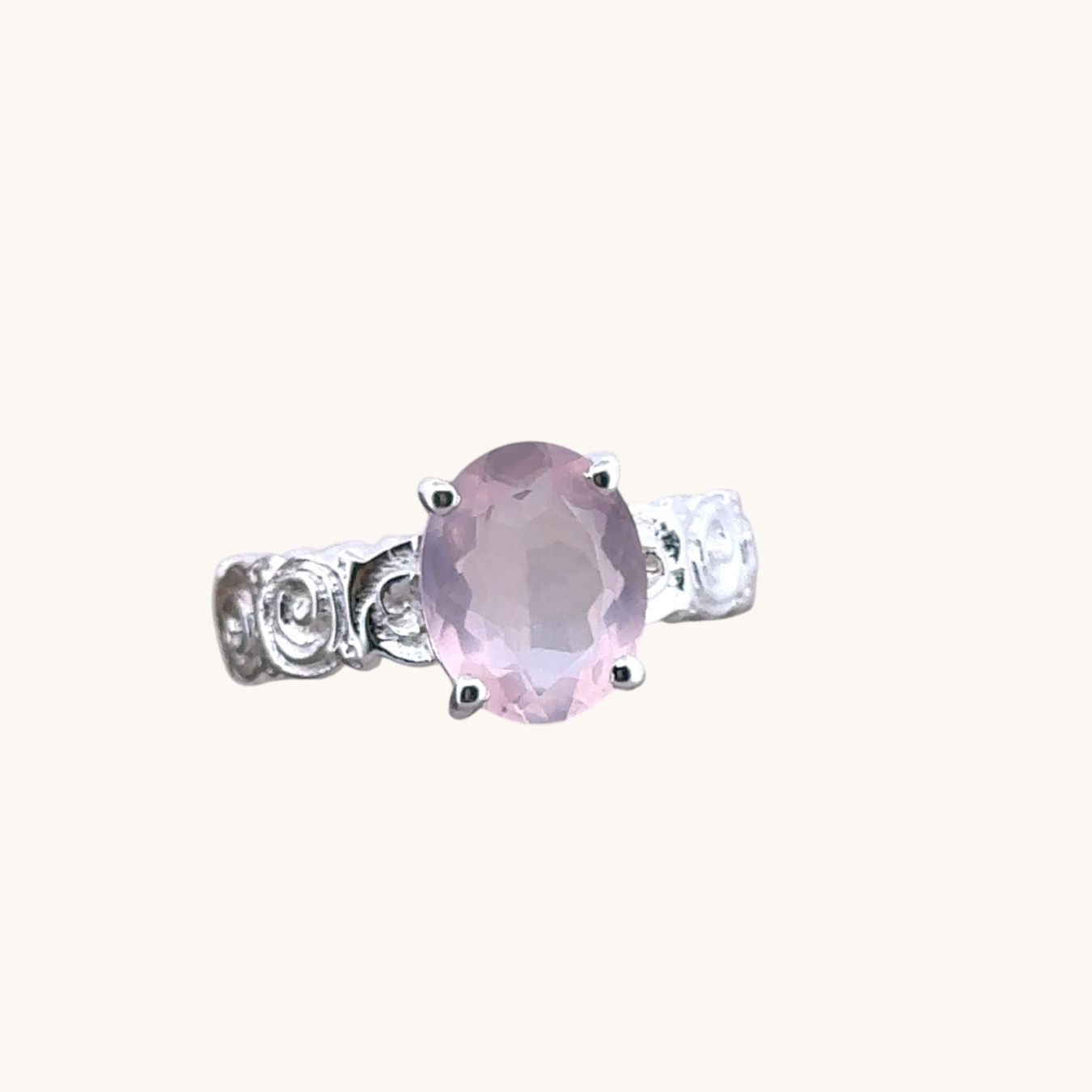 Olga Ribler Ringe: Silber Ring mit Rosenquarz, Gr. 54 – Neu (gemäss Beschreibung) aus Luzern von MonikaS03 2
