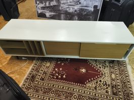 TV-Möbel weiss Holzoptik 160x40 cm guter Zustand(A89)