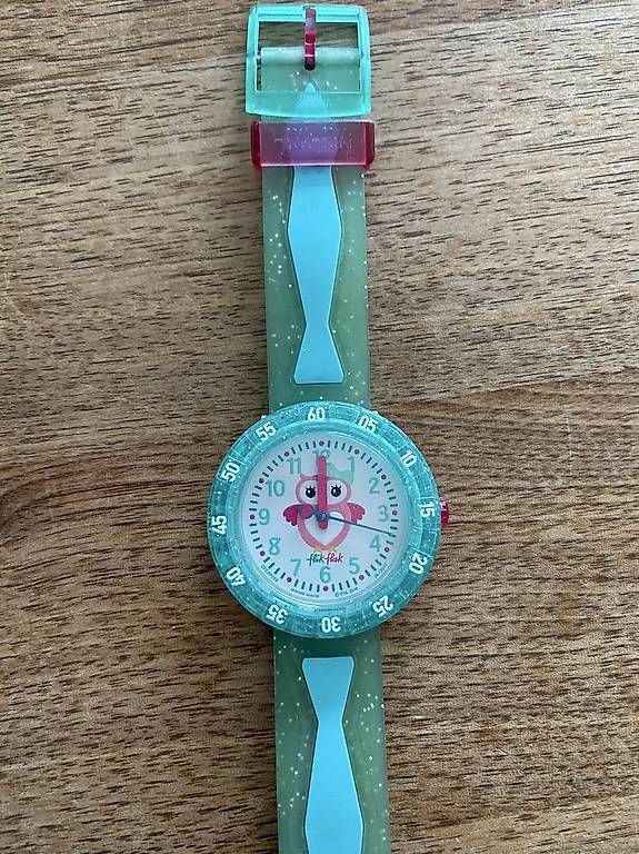 Orologi: Flik Flak Kinderuhr mit Eule – Usato da Biel-Benken BL venduto da anj_bx2k 1