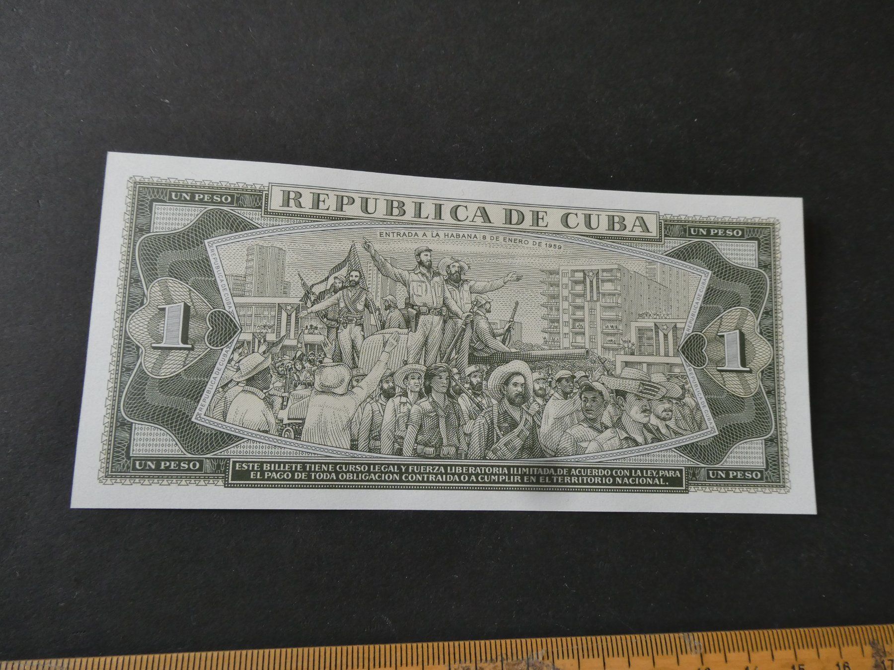 Banconote: Cuba 1985, 1 Peso, unzirkuliert – Nuovo (secondo la descrizione) da Hinterforst venduto da Rohusri 1