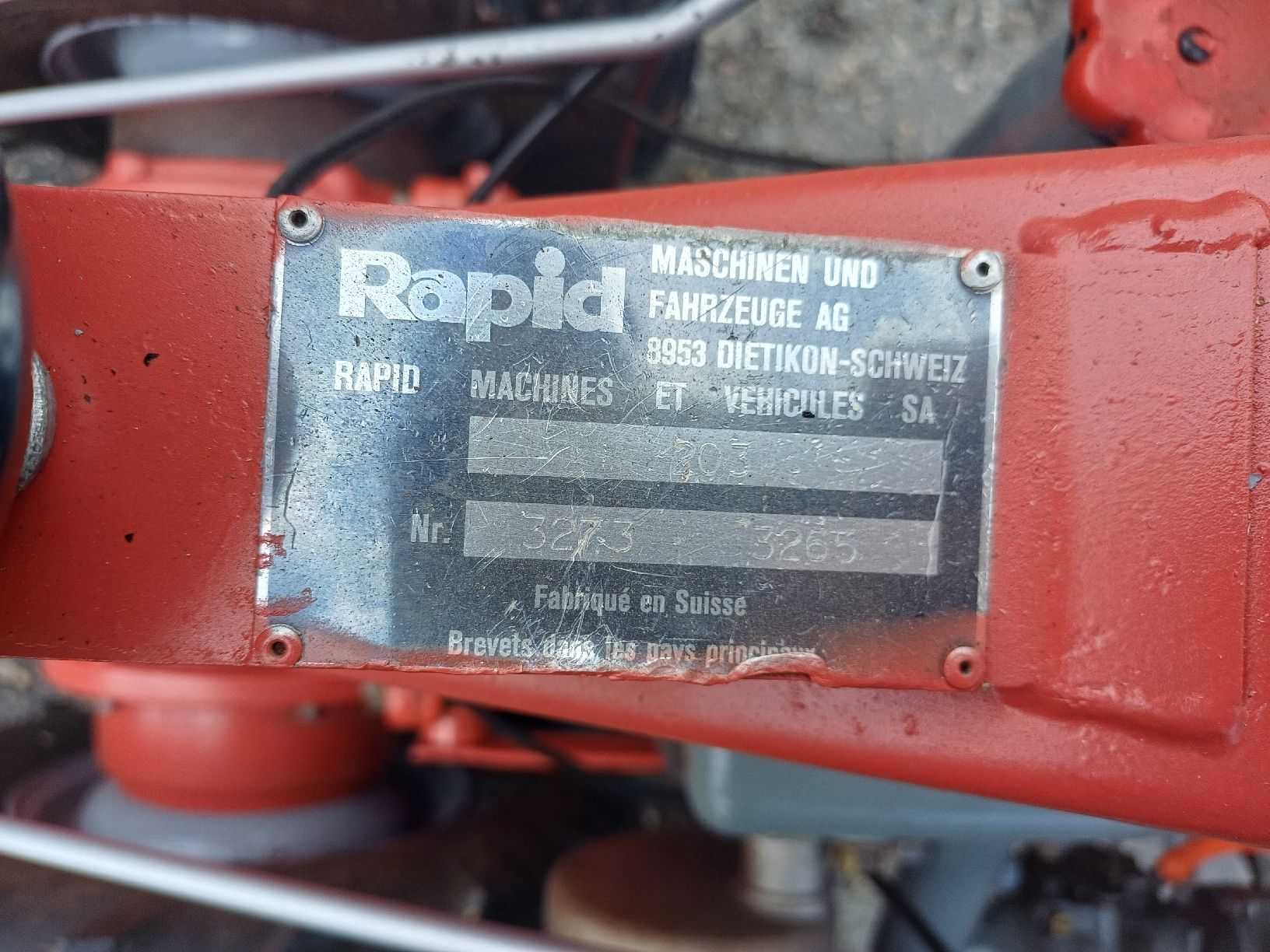 Rapid Alle Maschinen: Zu verkaufen Motormäher Rapid 203 – Gebraucht aus Spiringen von seb_kql2 2