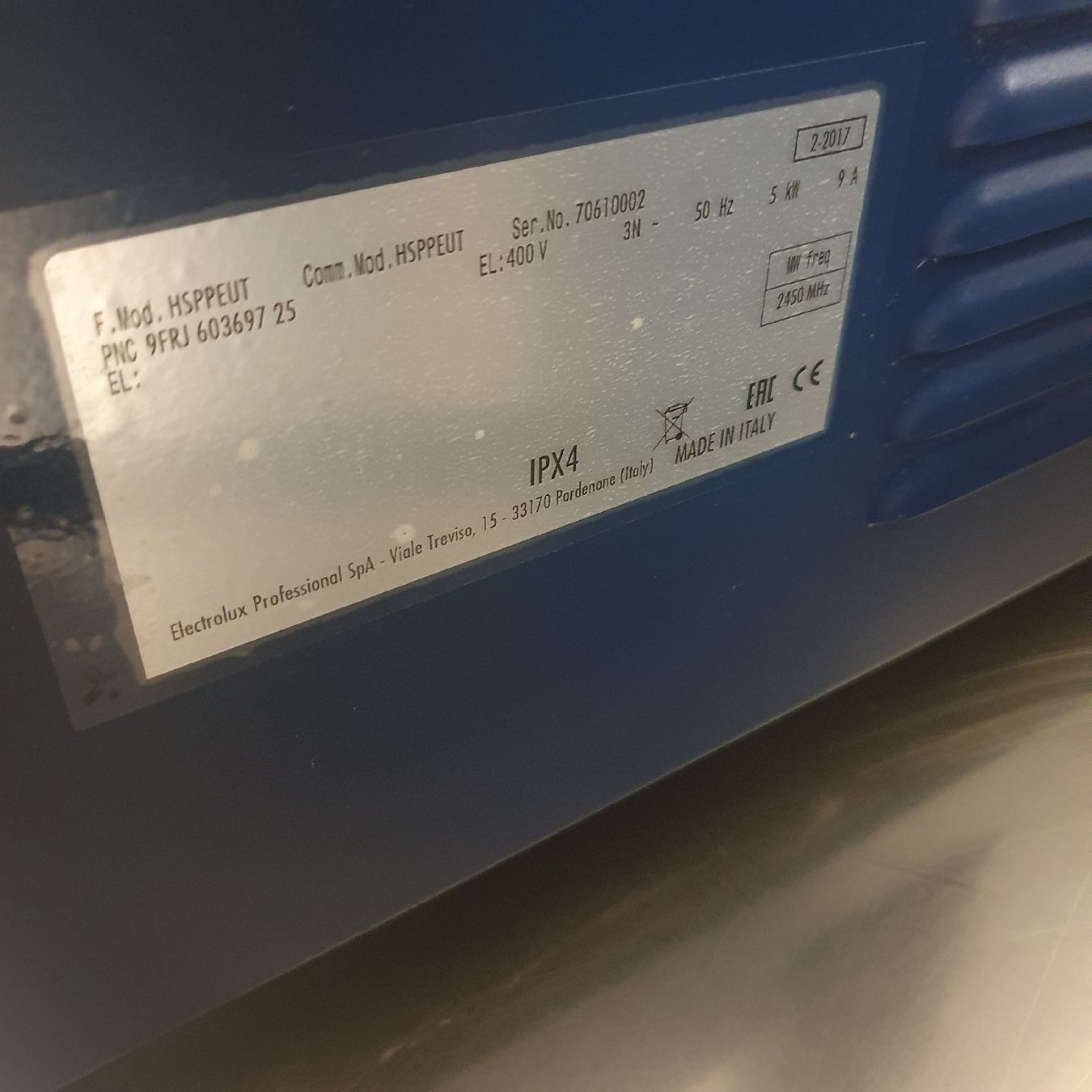 Elettrodomestici da cucina: Gastro Electrolux  HSG Panini – Usato da Niederwangen BE venduto da HasGastrobedarf 2