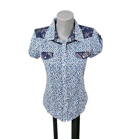 3 Suisses Bluse floral Gr. 36 Hippie Boho neuw.
