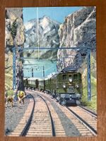 AK Schweizer Alpenbahn-Grossrelief Modellbahn beim Zoo ZH