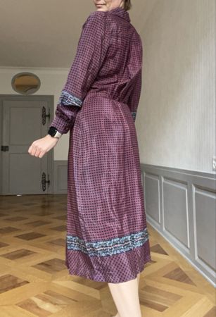 Robe vintage longue juste magnifique 