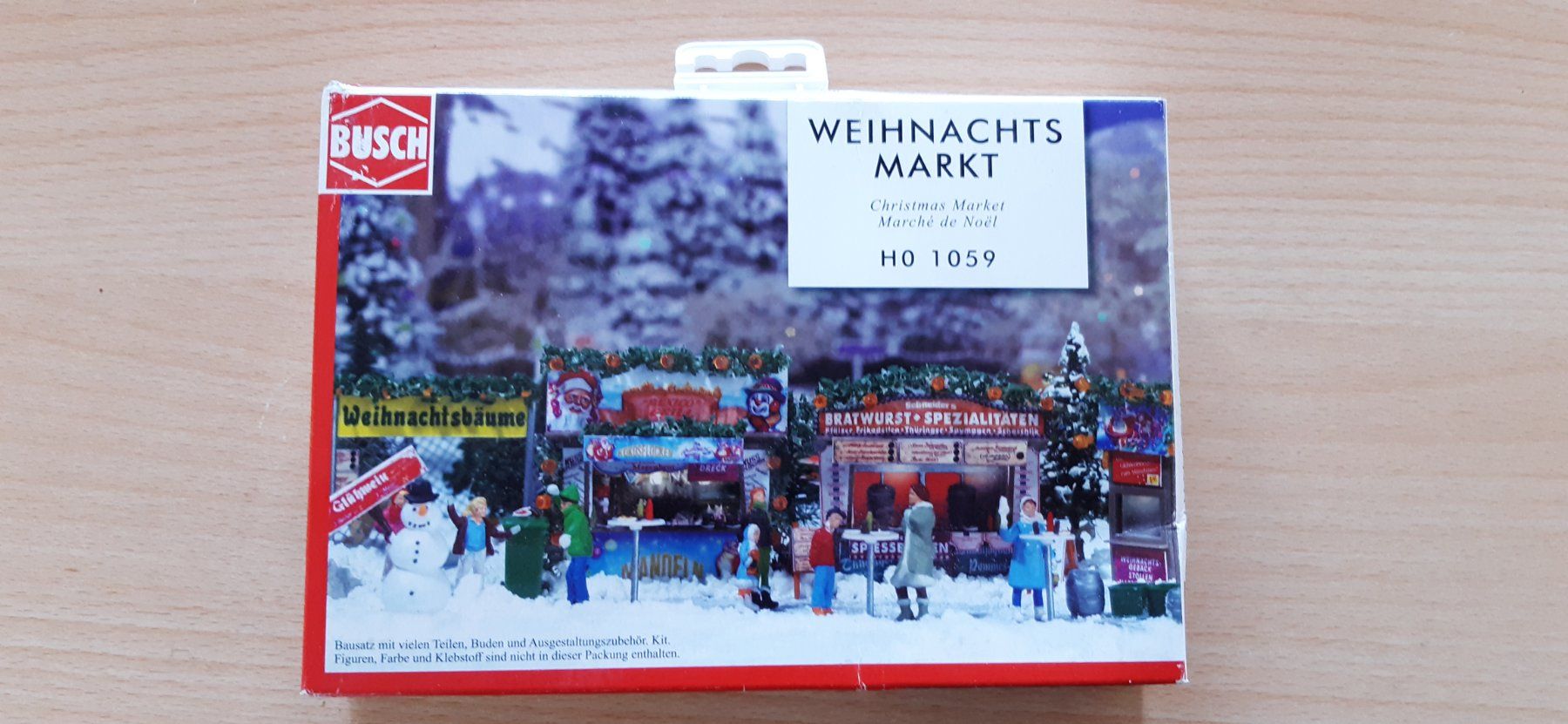 Busch Modelleisenbahnen: Busch Weihnachtsmarkt HO 1059 Neuware – Neu und originalverpackt aus Uzwil von Fw101