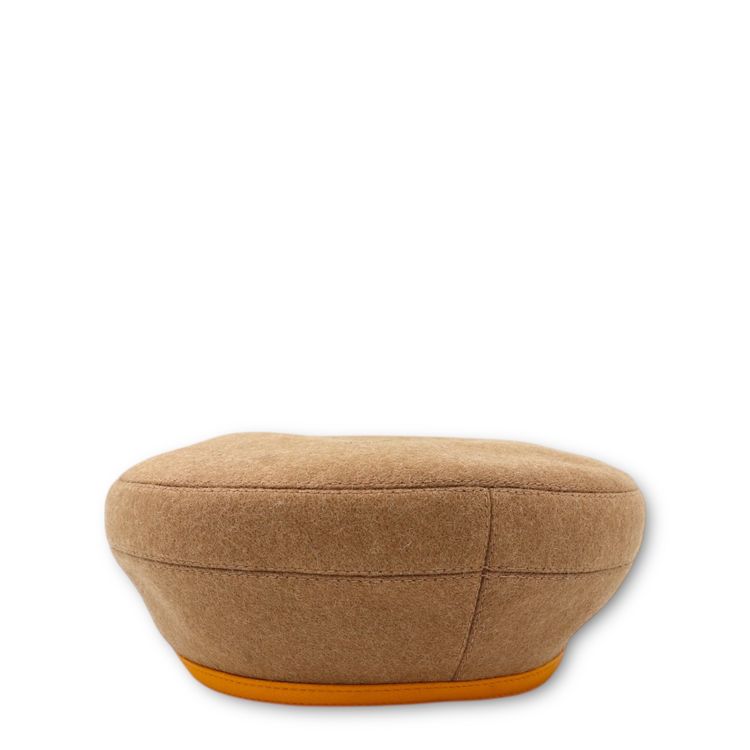 Béret Hermès Saint-Honoré Clou De Selle - Taille 57, Noir, Cachemire Et Laine Neuf