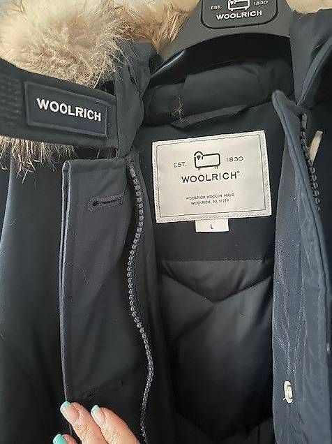 Cappotti: Woolrich Parka, Gr. L in dark navy – Usato da Winkel venduto da Crolady01