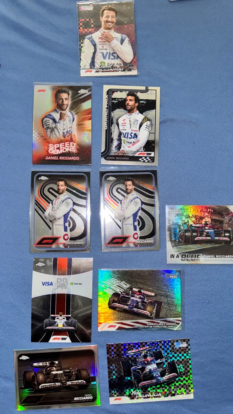 Topps Carte collezionabili: Topps chrome formel 1 karten daniel ricciardo – Nuovo (secondo la descrizione) da Burgdorf venduto da Catbagger64 1