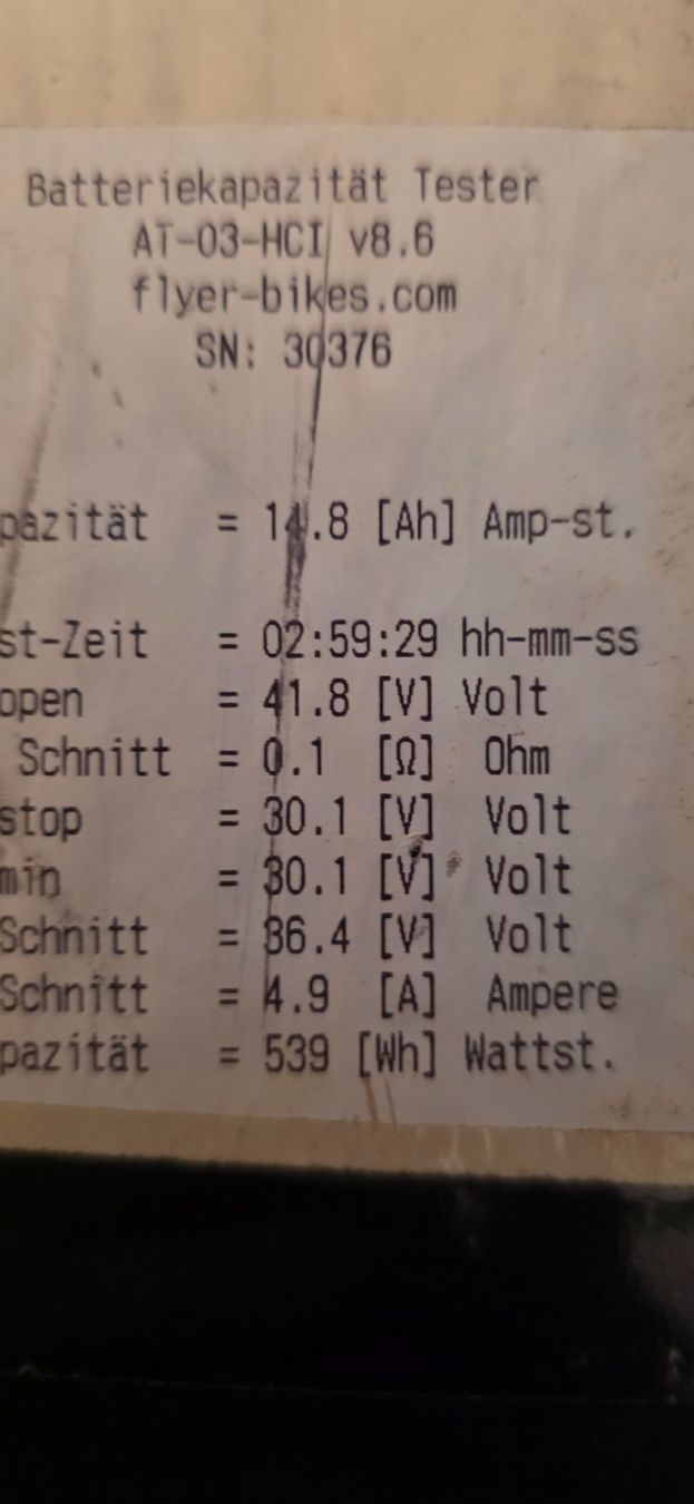 Flyer Akkus: Flyer SIB 2.0 Akku - Panasonic – Gebraucht aus Buchs SG von MATGEOMAR 1