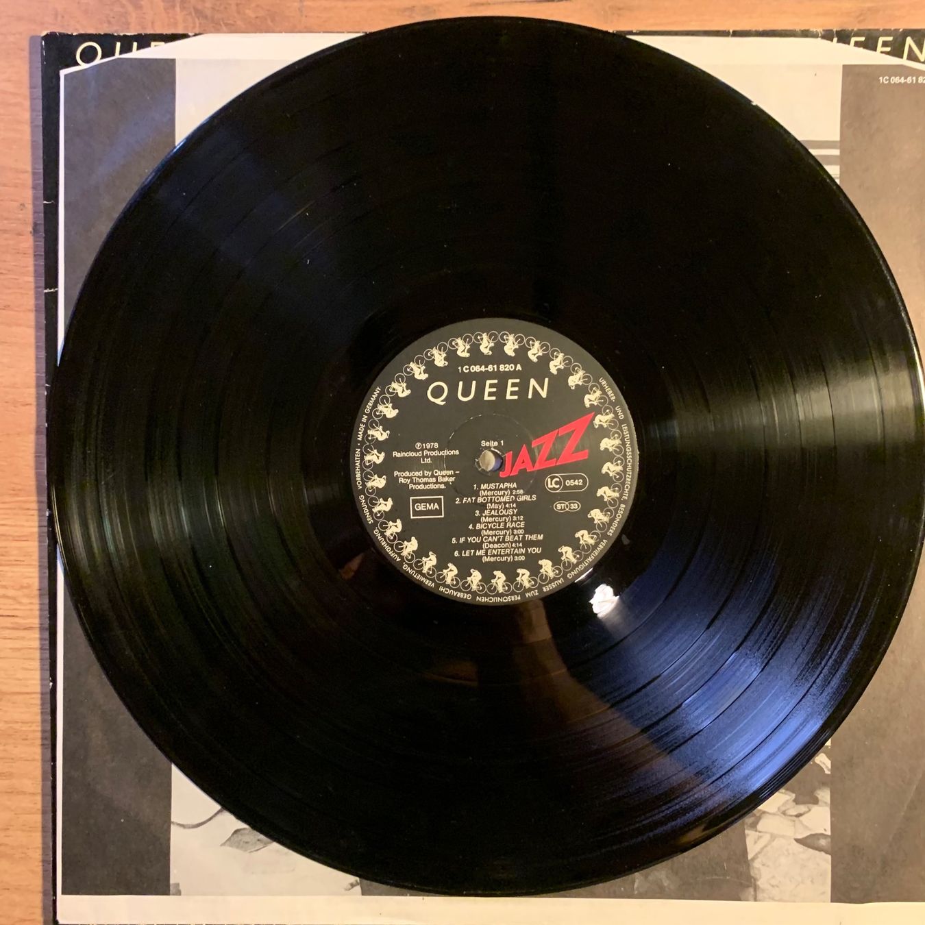 Dischi in vinile: QUEEN - JAZZ...OG GER 1978...VG++/VG+ – Usato da Gals venduto da Diskopatshop 5
